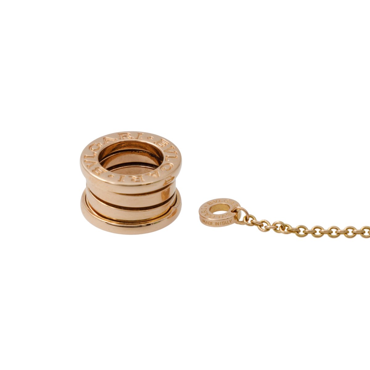 Bulgari Collier Pendentif B.Zero1 Or rose - Castafiore