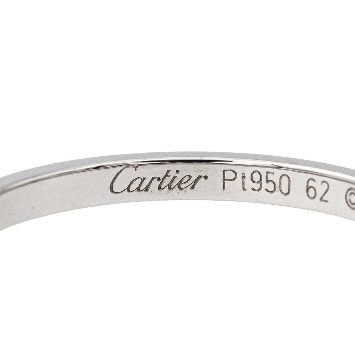 Cartier Bague Alliance Alliance Ballerine Platine - Castafiore