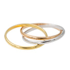 Cartier Bague Alliance Trinity Or jaune - Castafiore