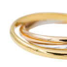 Cartier Bague Alliance Trinity Or jaune - Castafiore