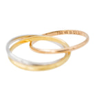 Cartier Bague Alliance Trinity Or jaune - Castafiore