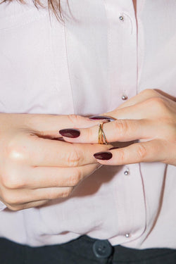 Cartier Bague Alliance Trinity Or jaune - Castafiore