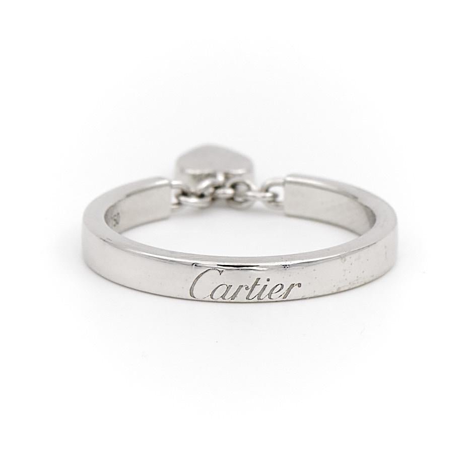 Cartier Bague Coeur Or blanc Diamant - Castafiore