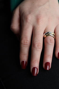 Cartier Bague Trinity Or jaune - Castafiore