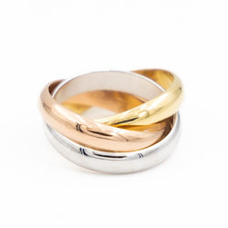 Cartier Bague Trinity Or jaune - Castafiore