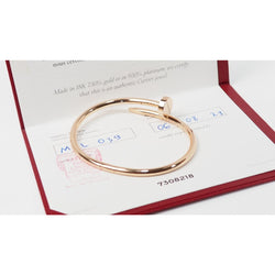 Cartier Bracelet Jonc Juste un clou Or rose - Castafiore