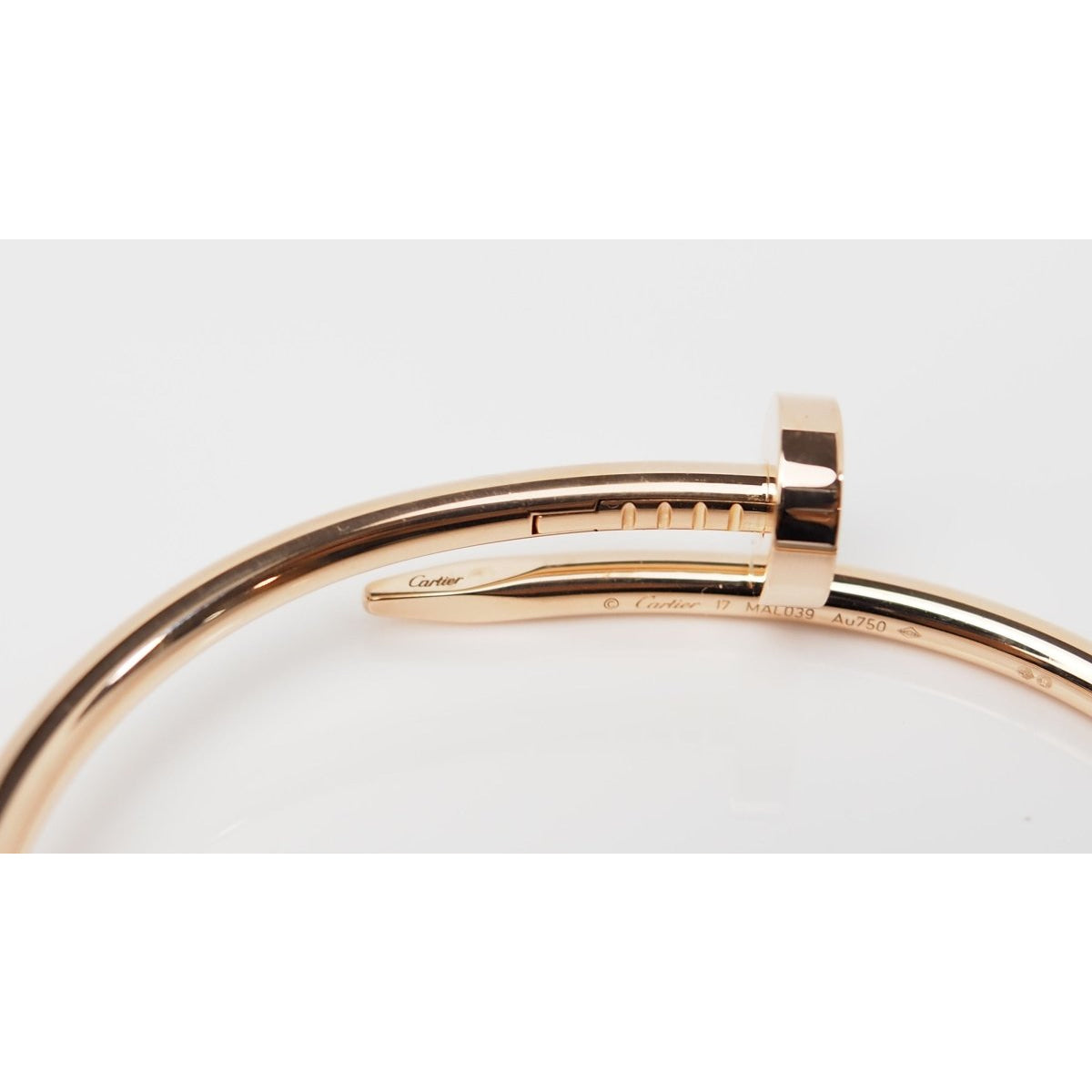 Cartier Bracelet Jonc Juste un clou Or rose - Castafiore