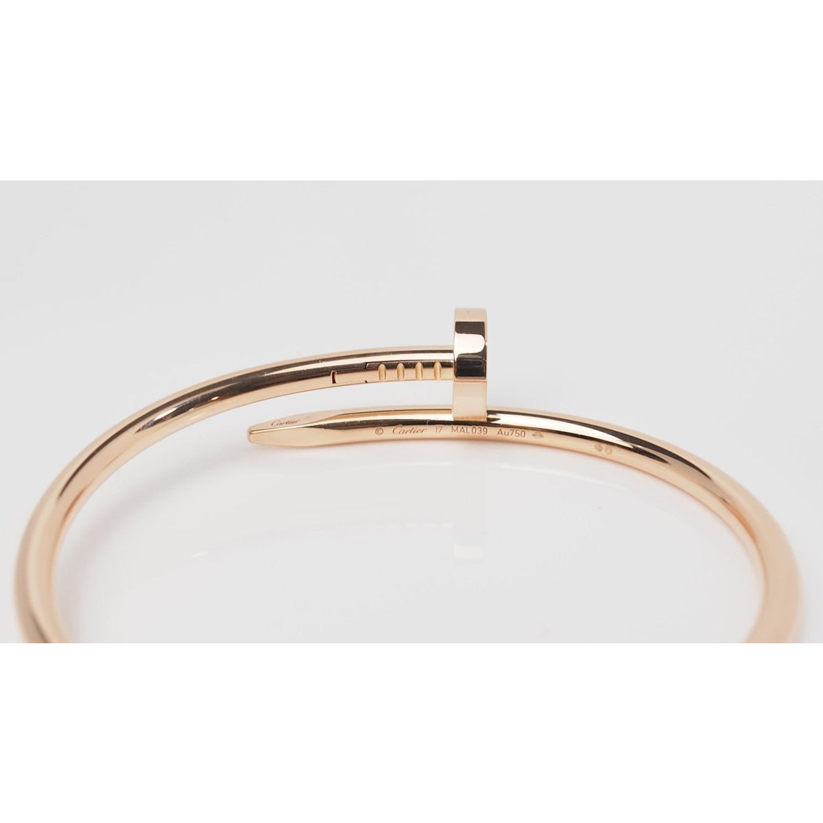 Cartier Bracelet Jonc Juste un clou Or rose - Castafiore