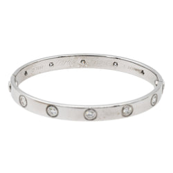 Cartier Bracelet Jonc Love Or blanc Diamant - Castafiore