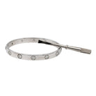 Cartier Bracelet Jonc Love Or blanc Diamant - Castafiore