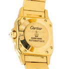 Cartier Montre Automatique Santos Or jaune Diamant - Castafiore