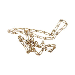 Chaîne maille figaro en or rose - Castafiore