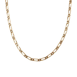 Chaîne maille figaro en or rose - Castafiore