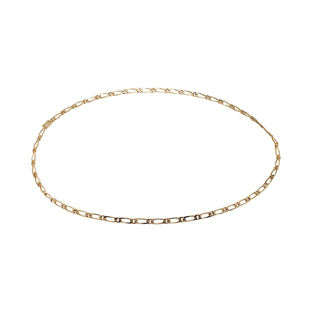 Chaîne maille figaro en or rose - Castafiore