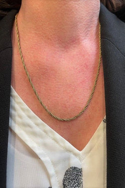 CHAINE MAILLE TORSADÉE - Castafiore