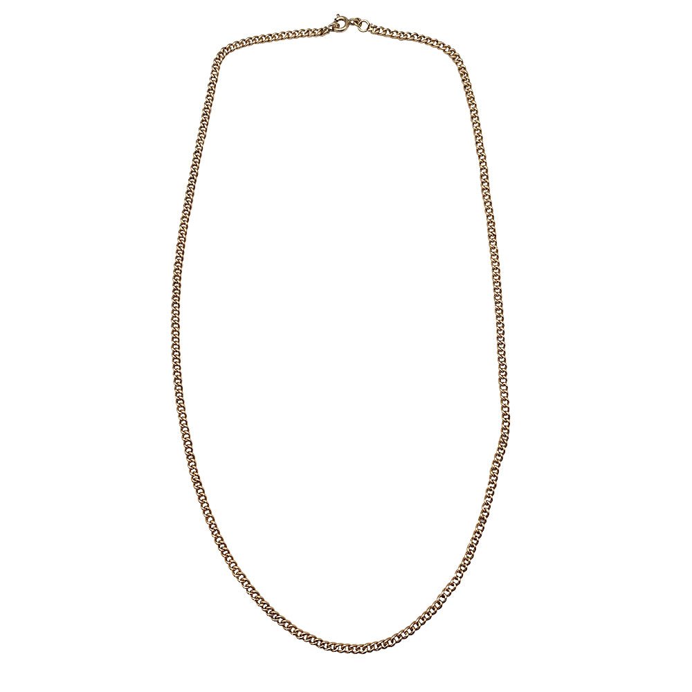 Chaîne or jaune maille gourmette. - Castafiore
