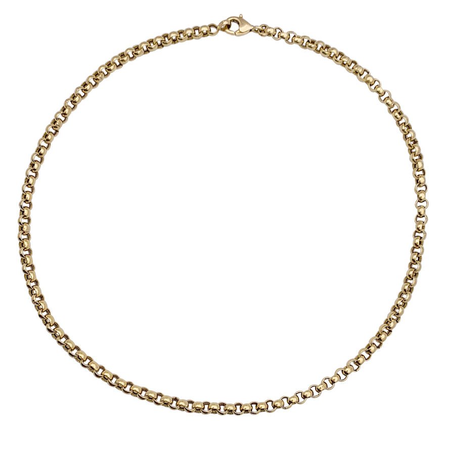 Chaîne vintage en or jaune. - Castafiore