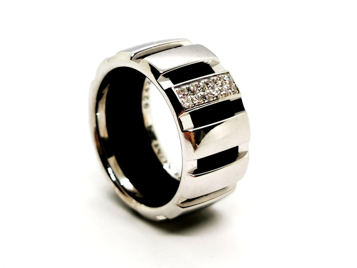 Chaumet Bague Class One Or blanc Diamant - Castafiore