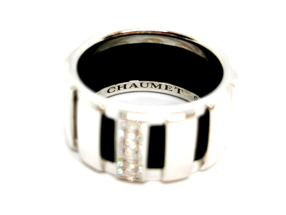 Chaumet Bague Class One Or blanc Diamant - Castafiore