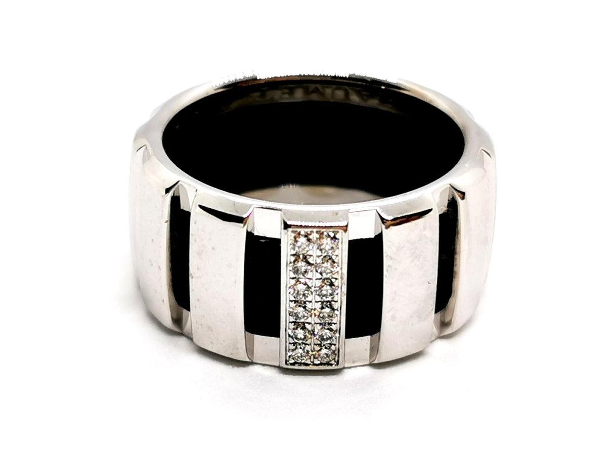 Chaumet Bague Class One Or blanc Diamant - Castafiore