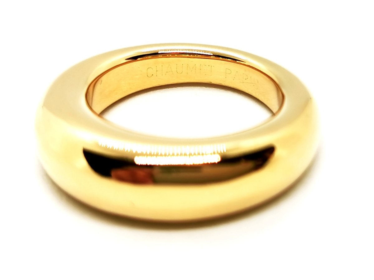Chaumet Bague Jonc Anneau Or jaune - Castafiore