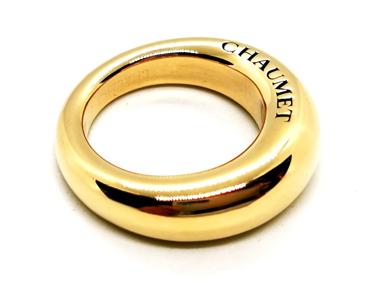 Chaumet Bague Jonc Anneau Or jaune - Castafiore