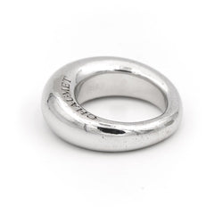 Chaumet Bague Jonc Or blanc - Castafiore