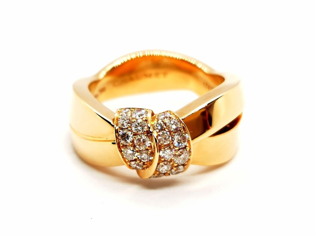 Chaumet Bague Liens Or rose Diamant - Castafiore