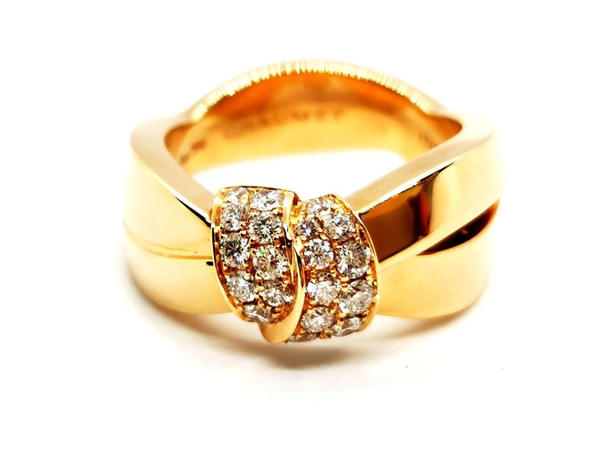 Chaumet Bague Liens Or rose Diamant - Castafiore