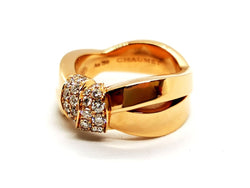 Chaumet Bague Liens Or rose Diamant - Castafiore