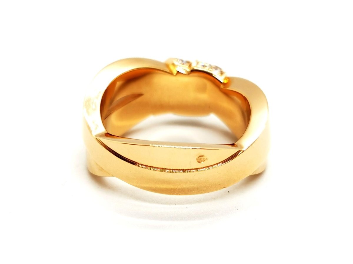 Chaumet Bague Liens Or rose Diamant - Castafiore