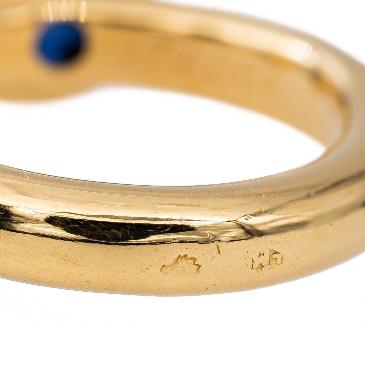 Chaumet Bague Toi et moi en or jaune saphir et rubis - Castafiore