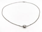 Chaumet Collier Pendentif Liens Or blanc Diamant - Castafiore