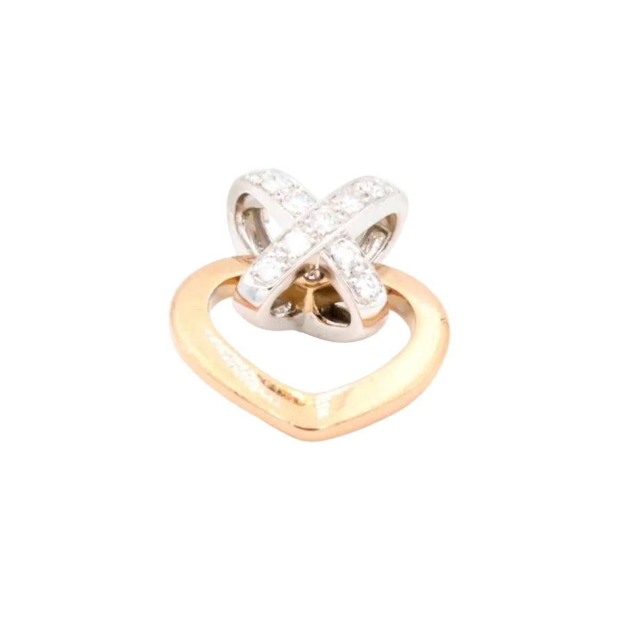 Chaumet Pendentif Coeur Lien Or jaune Diamant - Castafiore
