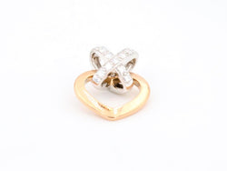 Chaumet Pendentif Coeur Lien Or jaune Diamant - Castafiore
