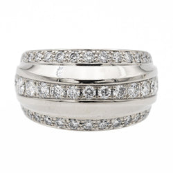 Chopard Bague Bandeau La Strada Or blanc diamant - Castafiore