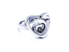 Chopard Bague Happy diamond Or blanc Diamant - Castafiore