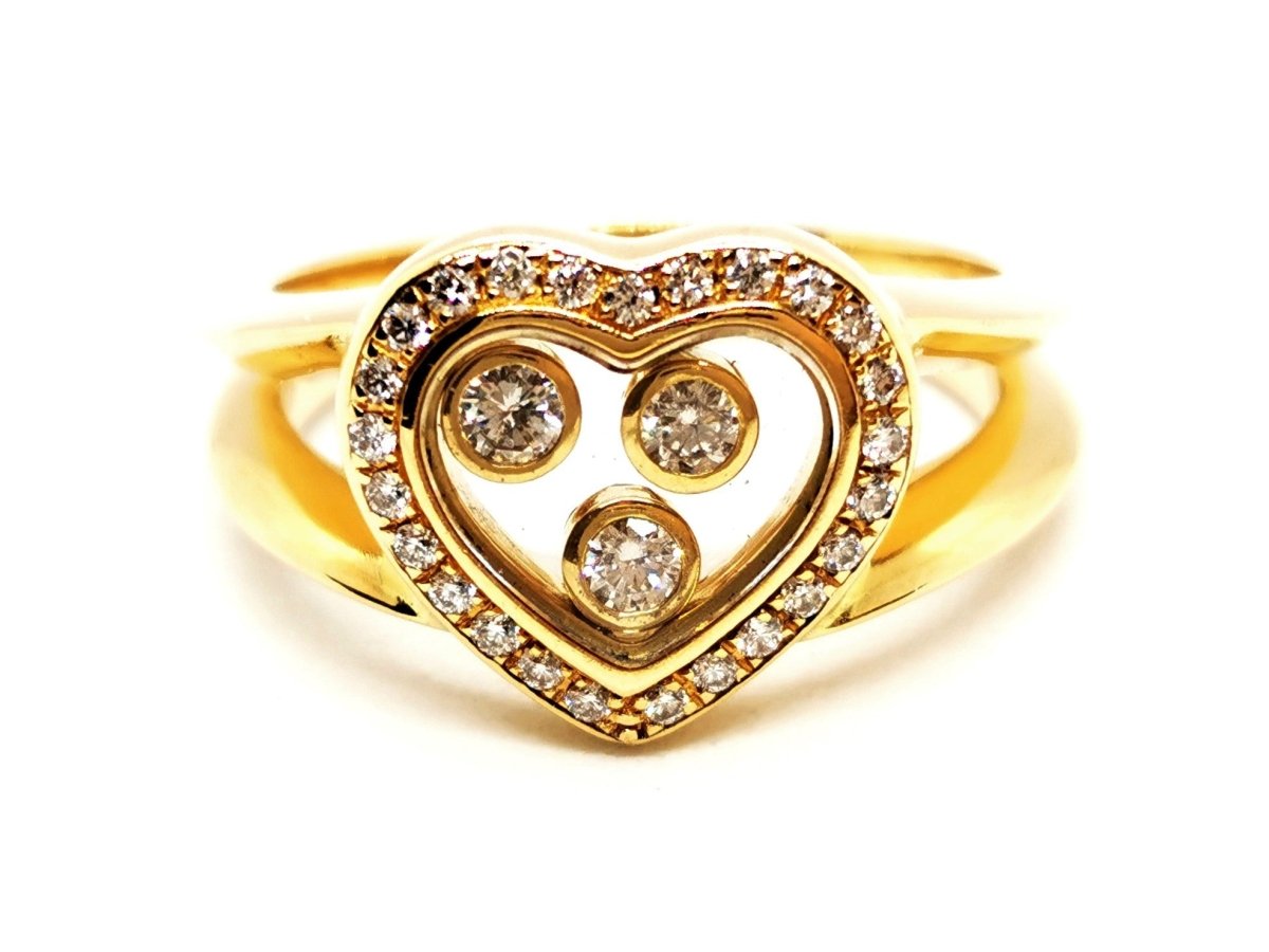 Chopard Happy Diamond Ring Yellow gold Diamond