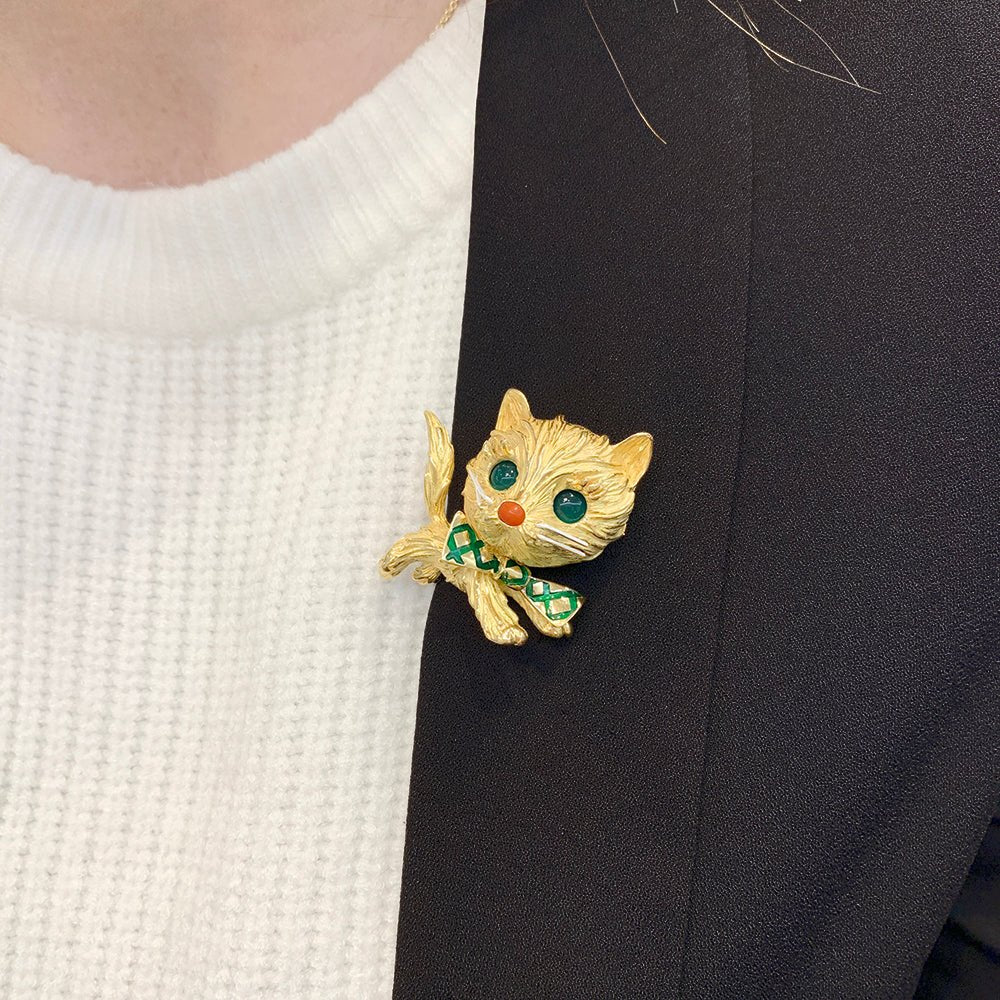 Clip vintage, "Chat" - Castafiore