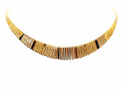 Collier à franges en 3 ors - Castafiore