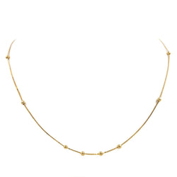 Collier à maille fantaisie en or jaune - Castafiore