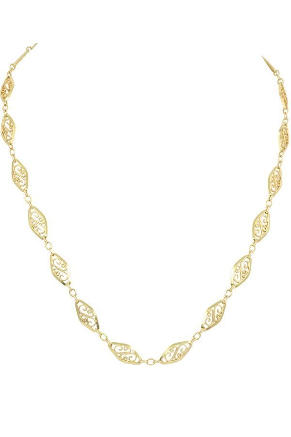 COLLIER ANCIEN FILIGRANE - Castafiore