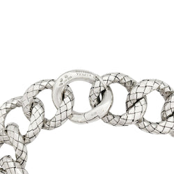 Collier Bottega Veneta, "Intrecciato", argent - Castafiore