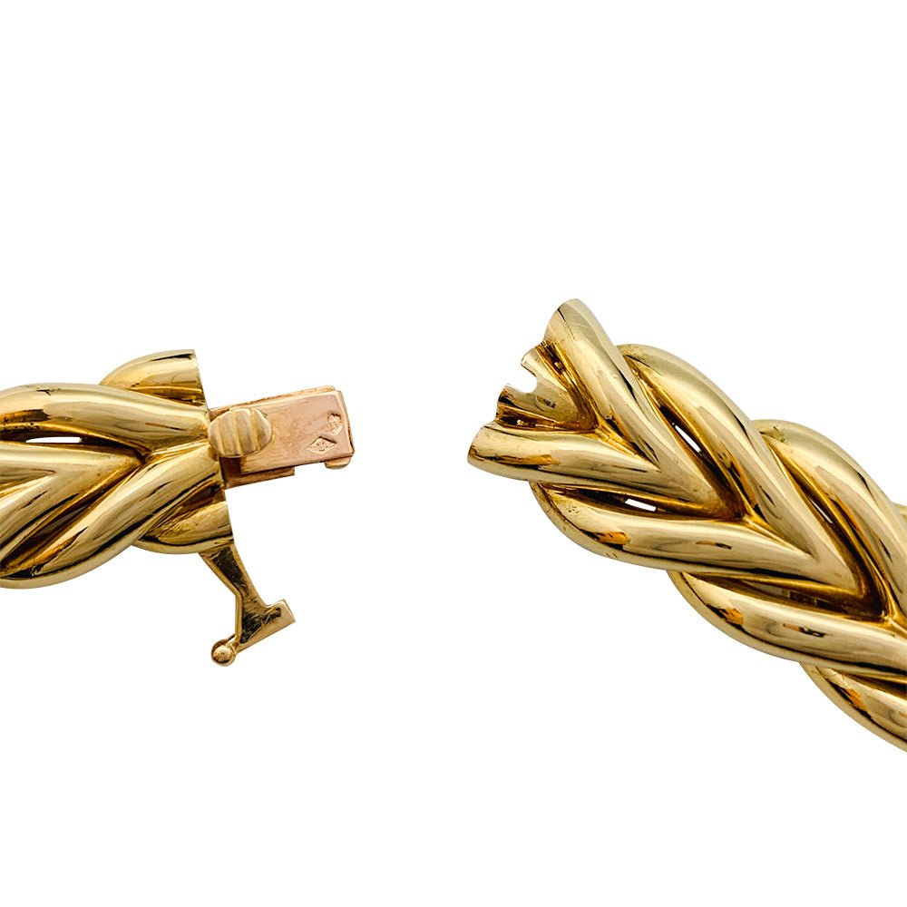 Collier BOUCHERON "Tressé" en or jaune - Castafiore