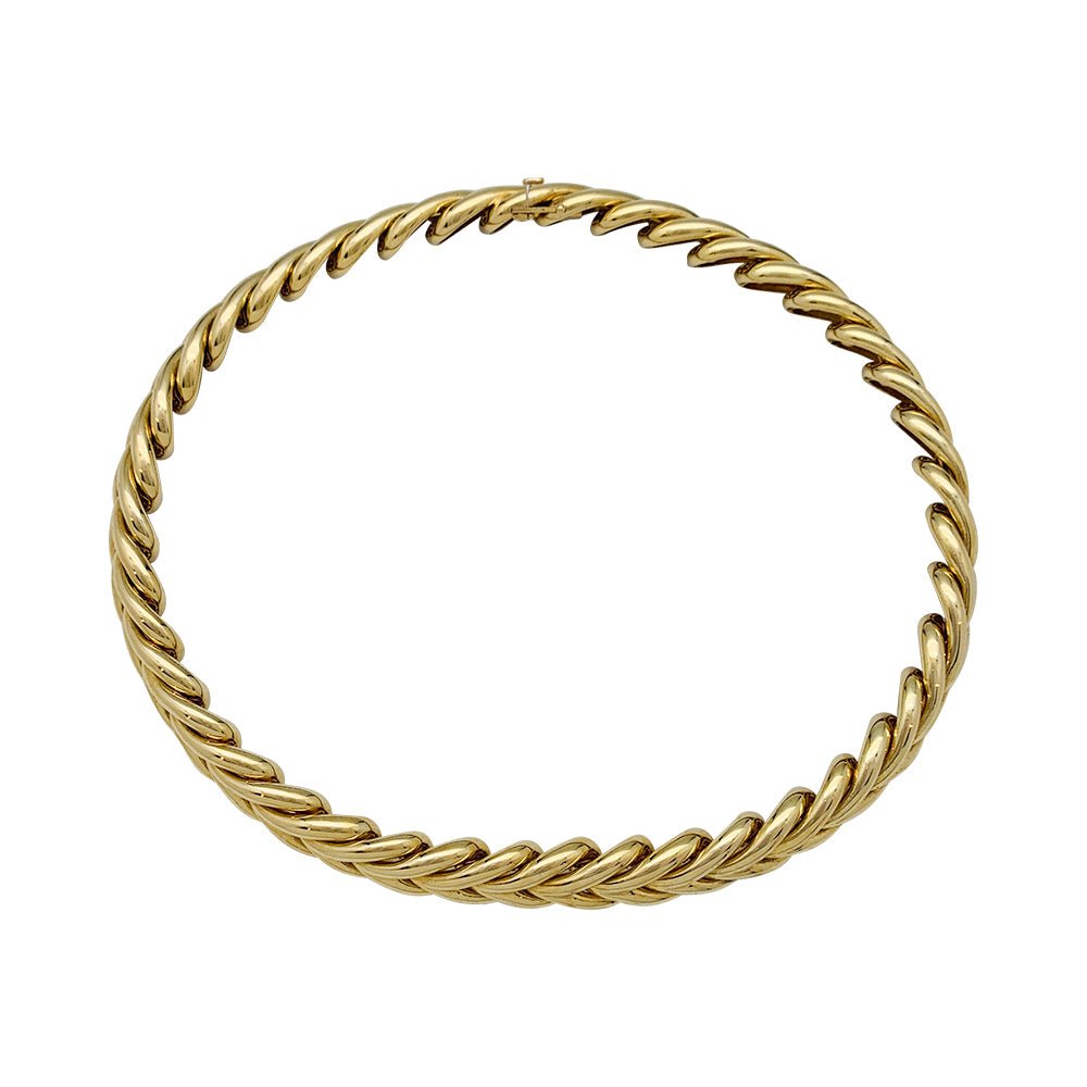 Collier BOUCHERON "Tressé" en or jaune - Castafiore