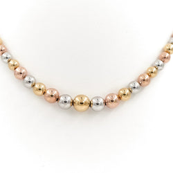 Collier boules en 3 ors - Castafiore