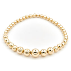 Collier boules en or jaune - Castafiore