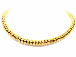 Collier boules en or jaune et diamant - Castafiore