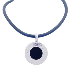 Collier BULGARI "Bulgari Bulgari" en or jaune, acier et onyx - Castafiore