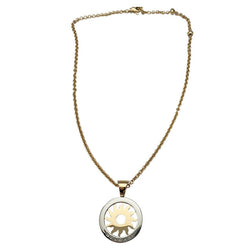 Collier Bulgari, "Tondo", or jaune et acier - Castafiore